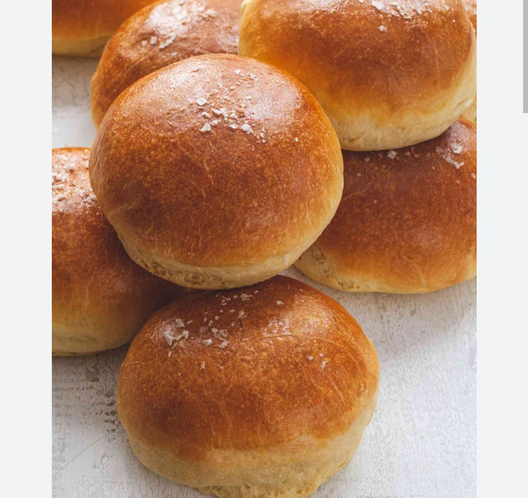Broiche Buns (per set 4 pcs) Size appox 3.5&amp;quot; – RafbBreads