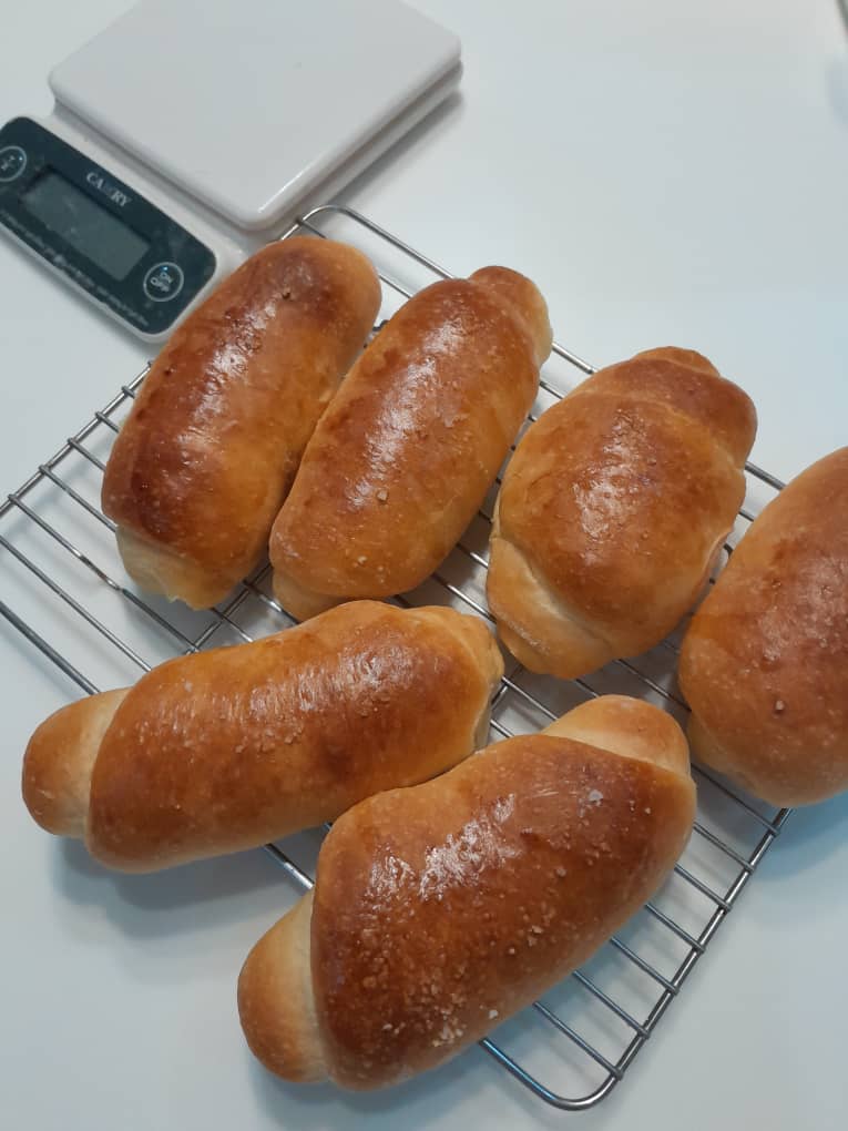 Slight salted butter buns.